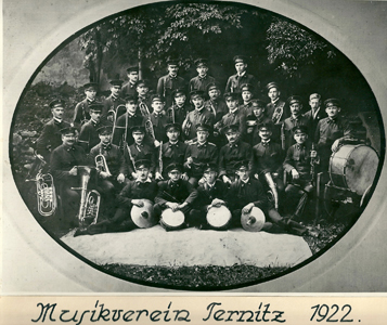 Der 1. Ternitzer Musikverein im Jahre 1922