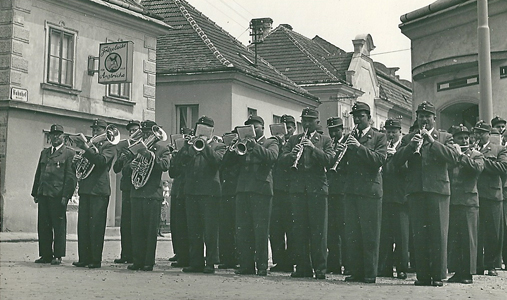 Der 1. Ternitzer Musikverein im Jahre 1958